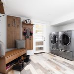 Create flow in your laundry with matching custom cabinetry